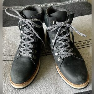 Toms Black Men's Lace-Up Outdoor Boots